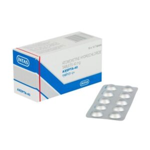 ストラテラジェネリック アクセプタ40mg 1箱100錠 ADHD治療薬