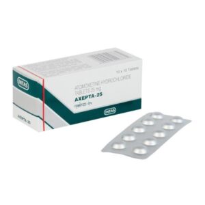 ストラテラジェネリック アクセプタ25mg 1箱100錠 ADHD治療薬